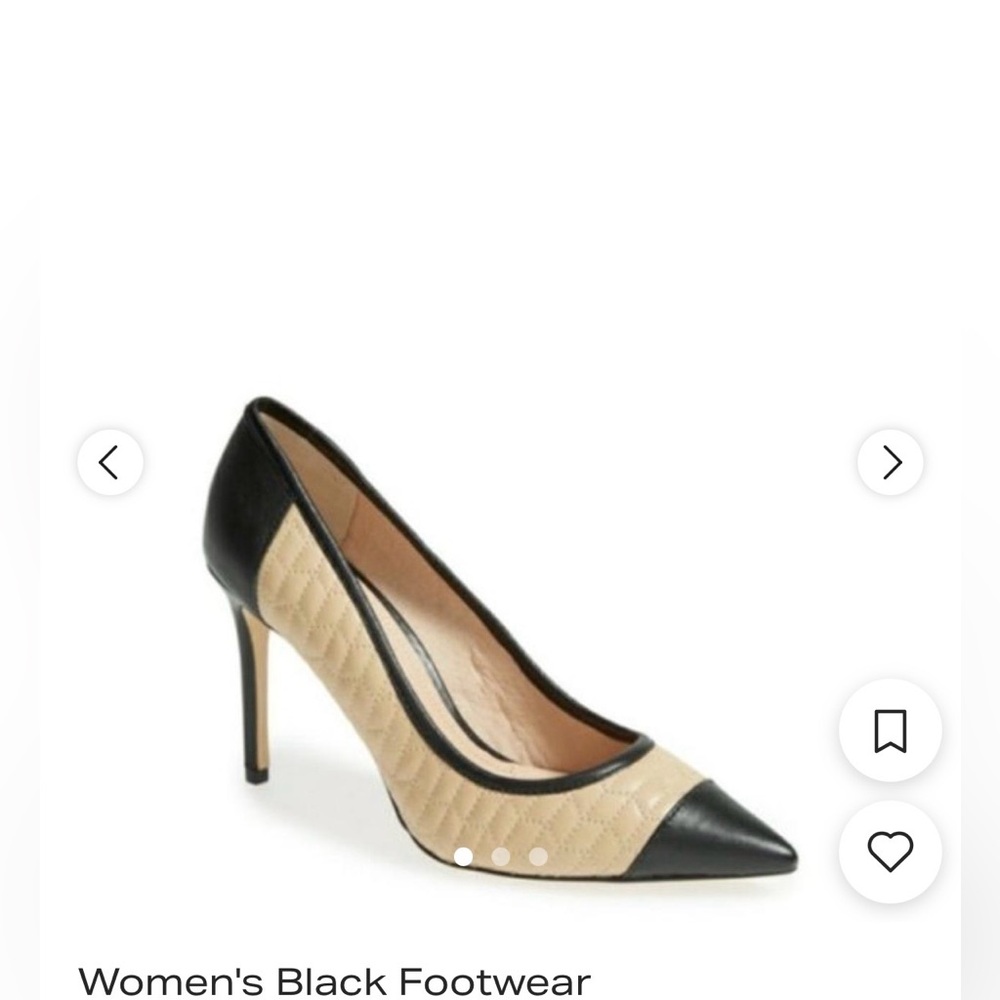 Louise et Cie Black and Cream Flats